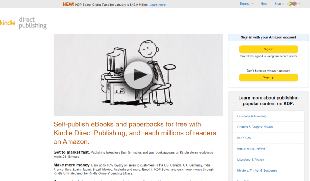 How to Make Money Online Without Paying Anything: Kindle Direct Publishing