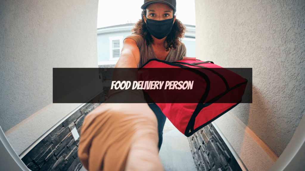 part-time weekend jobs - food delivery person 