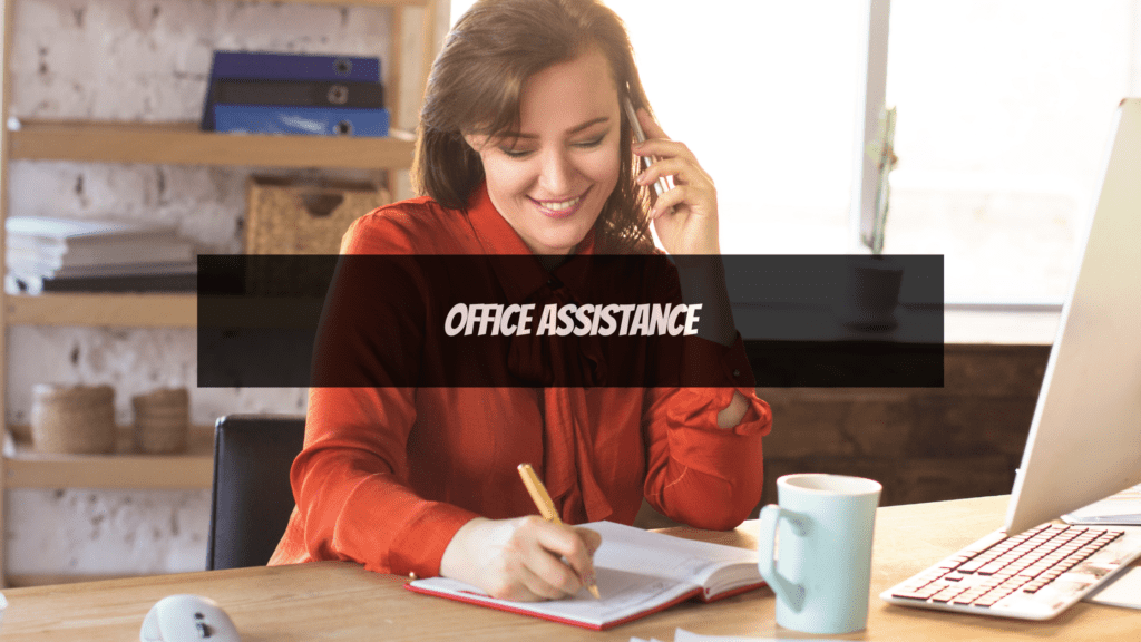 part-time weekend jobs - office assistance