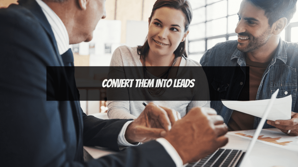 Startup business - convert them into leads
