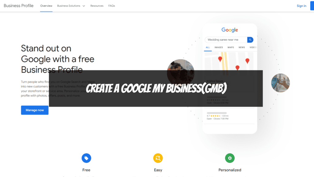 Startup business -  create a google my business
