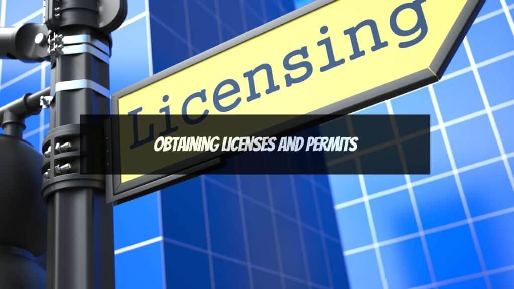 Business Startup Checklist -  obtaining licenses and permits