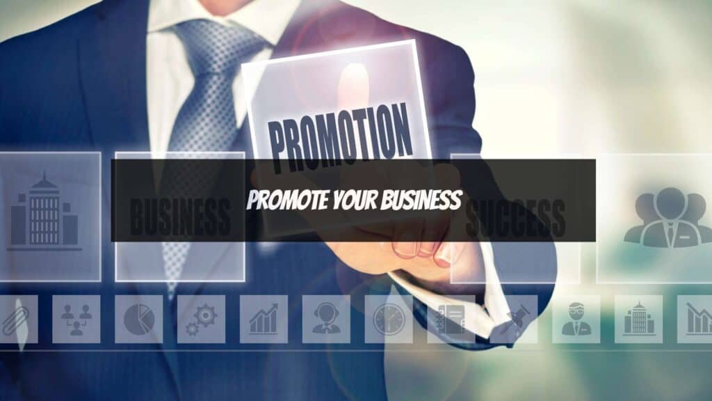Business Startup Checklist - promote your business