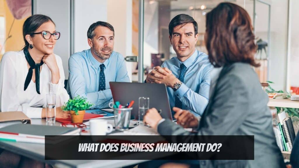 Businesses - What does Business management do?